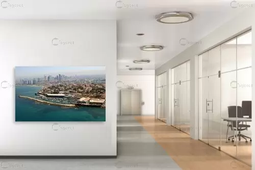 נמל יפו – ארי בלטינשטר | תמונה לקיר בסגנון מודרני
