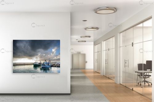 הסערה באה – רן זיסוביץ | תמונה לקיר בסגנון מודרני