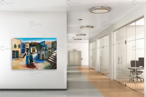 השיבה הביתה – מזל בוכריס | תמונה לקיר בסגנון כפרי