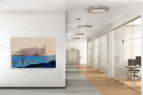 החוף שבו פגשתי את עצמי – איש גורדון | תמונה לקיר בסגנון מודרני