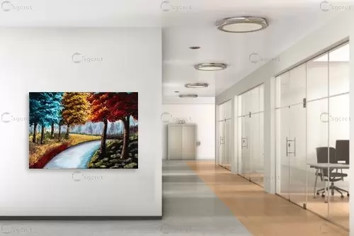 היער הקסום – מזל בוכריס | תמונה לקיר בסגנון כפרי