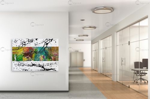 מופשט לבן  – יעל ארט | תמונה לקיר בסגנון מופשט