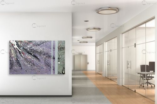 מופשט סגול – יעל ארט | תמונה לקיר בסגנון מופשט