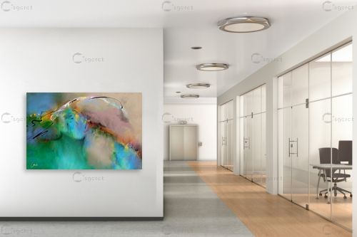 אישה מופשטת – איש גורדון סלקטד | תמונה לקיר בסגנון מופשט