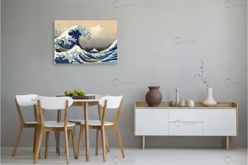 The great wave – קצושיקה הוקוסאי | תמונה לקיר