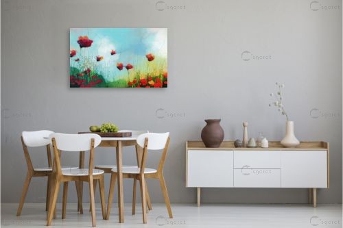 חגיגה בשדה – איש גורדון | תמונה לקיר בסגנון כפרי