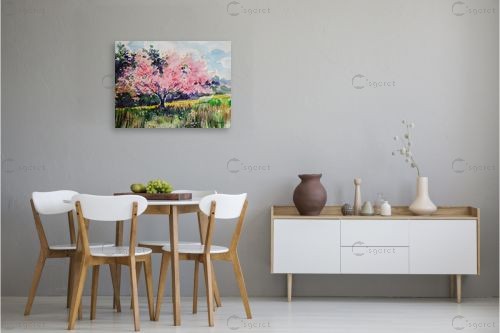 אביב פורח – נטליה ברברניק לימיטד | תמונה לקיר בסגנון כפרי