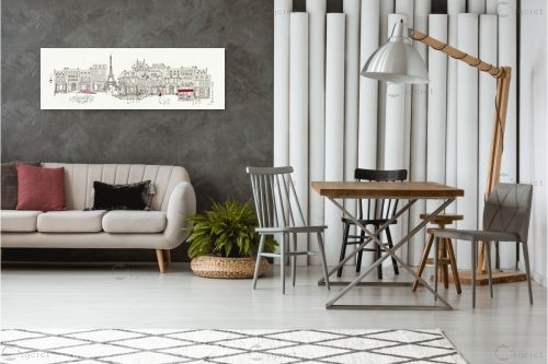 בית קפה פריזאי – Avery Tillmon | תמונה לקיר בסגנון מודרני