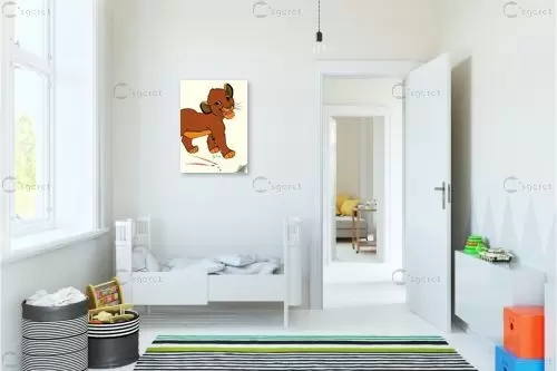 סימבה – דוד סלע | תמונה לקיר בסגנון פופ ארט