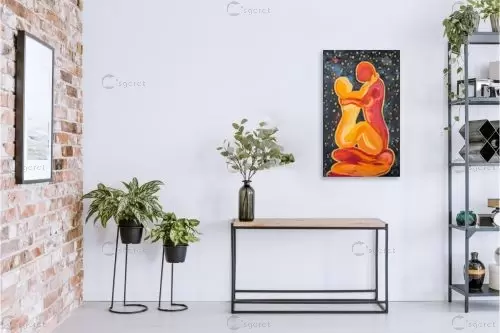 חיבוק – MMB Art Studio | תמונה לקיר בסגנון מופשט