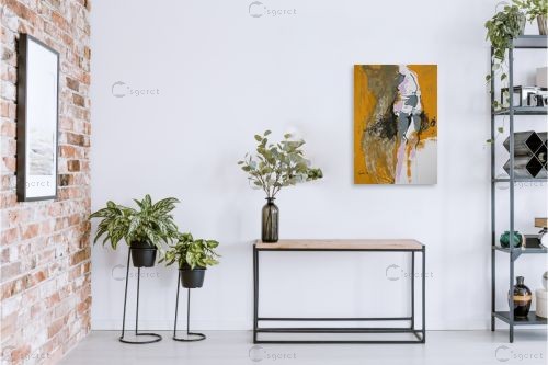 היכרות מלוכלכת – איש גורדון סלקטד | תמונה לקיר בסגנון מופשט