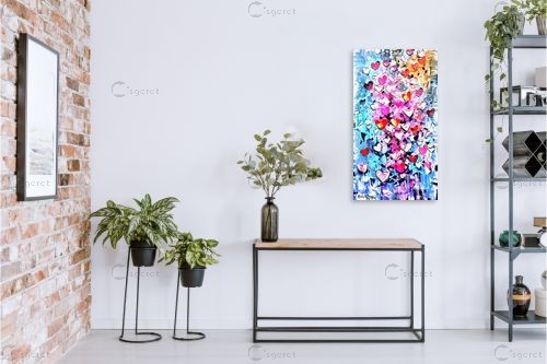 רק אהבה תנצח – בן רוטמן לימיטד | תמונה לקיר בסגנון מודרני