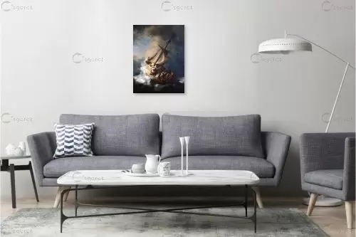 Christ in the storm  – רמברנדט הרמנזון ואן ריין | תמונה לקיר