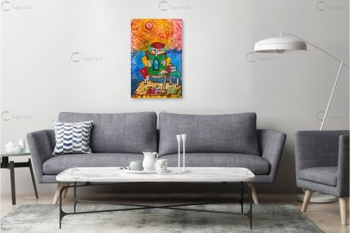 במבט חודר – טוביה פרילינג | תמונה לקיר בסגנון סוריאליסטי