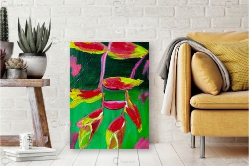 JUNGLE FLOWER – ורד אופיר | תמונה לקיר בסגנון מודרני