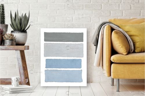 אריג צבוע על לבן I – Piper Rhue | תמונה לקיר בסגנון מודרני