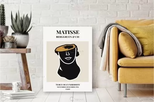 Matisse Berggruen - אנרי מאטיס - תמונות לסלון רגוע ונעים  - מק''ט: 464190