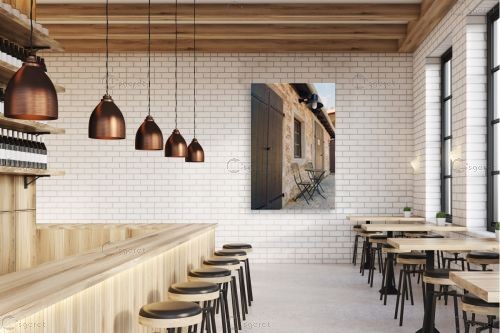 פינת ישיבה – רן זיסוביץ | תמונה לקיר בסגנון כפרי