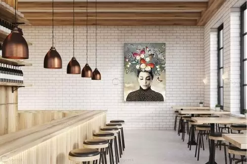 פרפרים בראש – בתיה שגיא | תמונה לקיר בסגנון מודרני