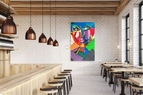 קריצה – ריקי כהן | תמונה לקיר בסגנון מודרני