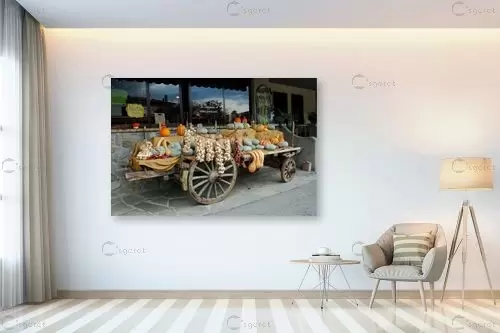 עגלה – שוש אבן | תמונה לקיר בסגנון כפרי