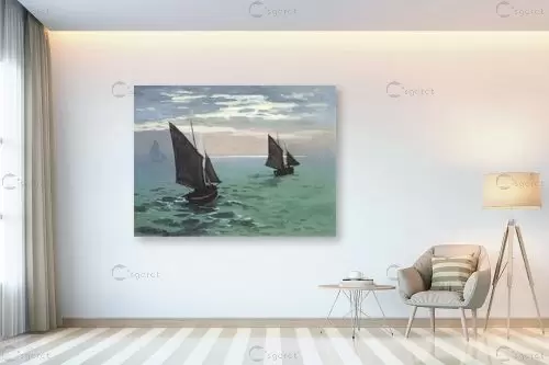 Claude Monet 021 - קלוד מונה - תמונות קלאסיות לסלון  - מק''ט: 115778