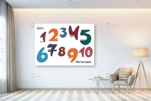 Funny Numbers - מסגרת עיצובים - טיפוגרפיה דקורטיבית  - מק''ט: 240882
