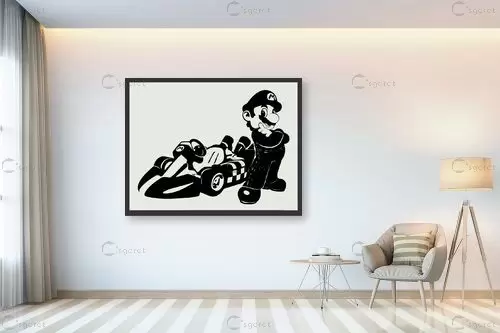 Mario Kart - מסגרת עיצובים -  - מק''ט: 241138