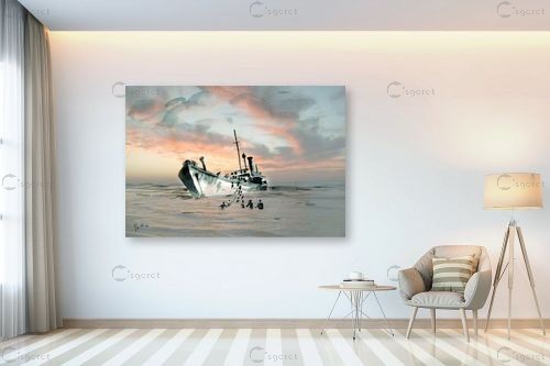 High and low – דוד סלע | תמונה לקיר בסגנון סוריאליסטי