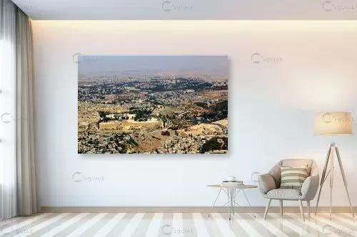 ירושלים מהאוויר - מתן הירש - צילום אווירי  - מק''ט: 296177