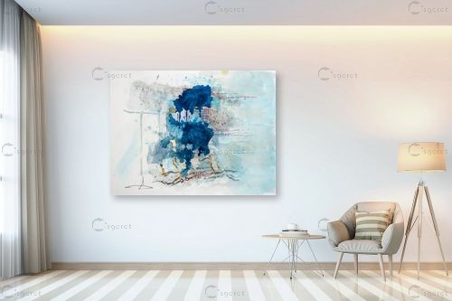 albero blue – ליה מלחי | תמונה לקיר בסגנון מופשט