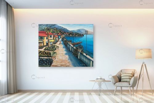 טיילת – מזל בוכריס | תמונה לקיר בסגנון כפרי