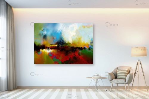 מצב רוח טרופי – איש גורדון | תמונה לקיר בסגנון מופשט