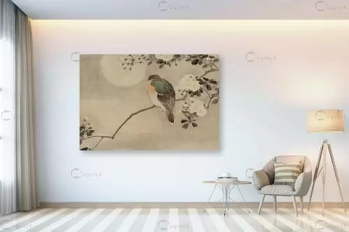 ציור יפני - Artpicked - תמונות לסלון רגוע ונעים וינטג' רטרו  - מק''ט: 329723