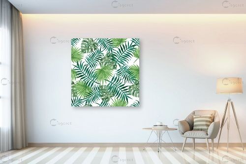 עלים בירוק – Artpicked | תמונה לקיר בסגנון מודרני