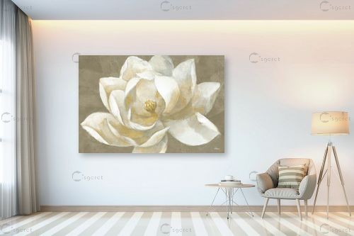 פריחה בקרם מלכותי – Albena Hristova | תמונה לקיר בסגנון מודרני