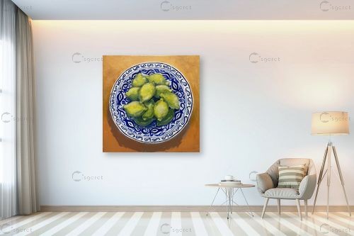 Green citrus  – MMB Art Studio | תמונה לקיר בסגנון מודרני