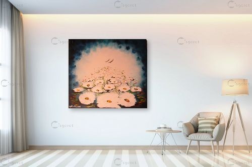 פרחי המים - אוסטרליה – איל מלק | תמונה לקיר בסגנון מודרני