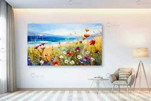 להתמכר ליופי - אורית גפני - תמונות ים ושמים לסלון תמונות נוף וטבע עם בינה מלאכותית  - מק''ט: 450231