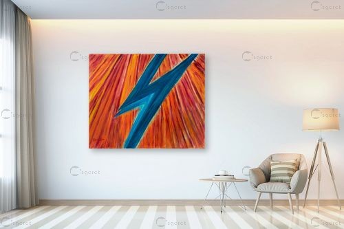 ברק – אסתר חן-ברזילי | תמונה לקיר בסגנון מופשט