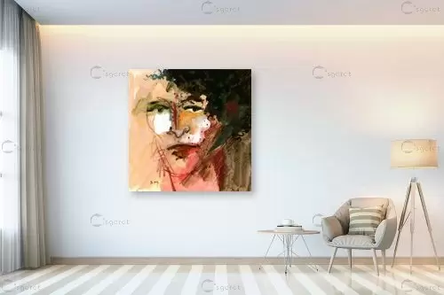 סלפי – איש גורדון סלקטד | תמונה לקיר בסגנון מופשט