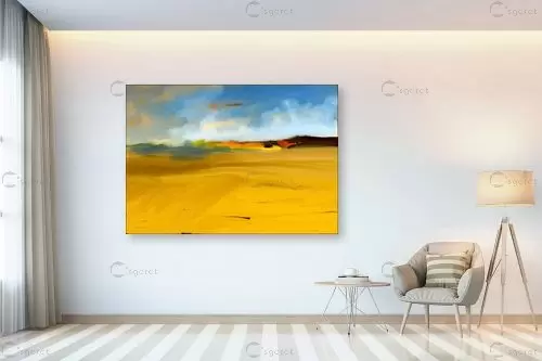 שדות זהב – איש גורדון | תמונה לקיר בסגנון מודרני