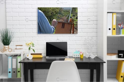 תבנית נוף – מיכל פרטיג | תמונה לקיר בסגנון כפרי