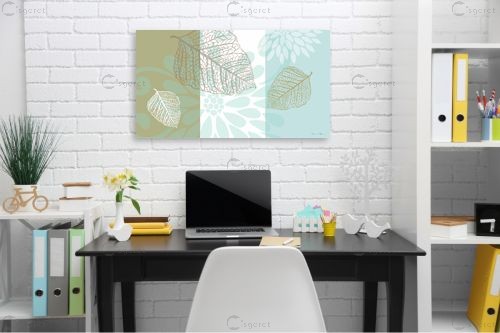 עלי שלכת – נעמי עיצובים | תמונה לקיר בסגנון מודרני