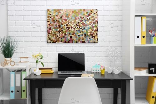 Pink cubes  – MMB Art Studio | תמונה לקיר בסגנון מופשט