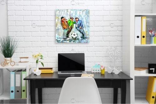 שמחת הכדור רגל – בן רוטמן לימיטד | תמונה לקיר בסגנון מודרני