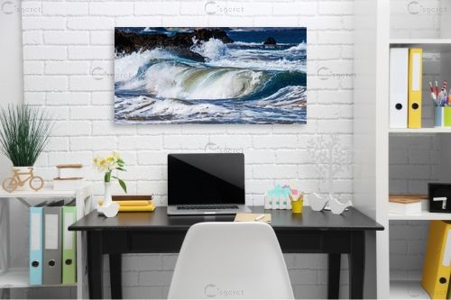 גל – יבגני זלבקוב | תמונה לקיר בסגנון מודרני