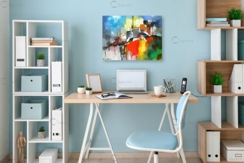 השתקפות של עיר בנהר – בן רוטמן | תמונה לקיר