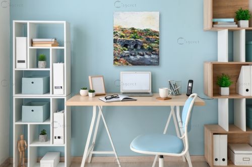 פרק הירדן – שולי חיימזון | תמונה לקיר בסגנון כפרי