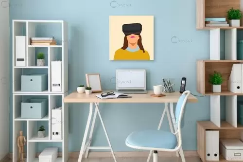 vr girl – Artpicked | תמונה לקיר בסגנון מודרני